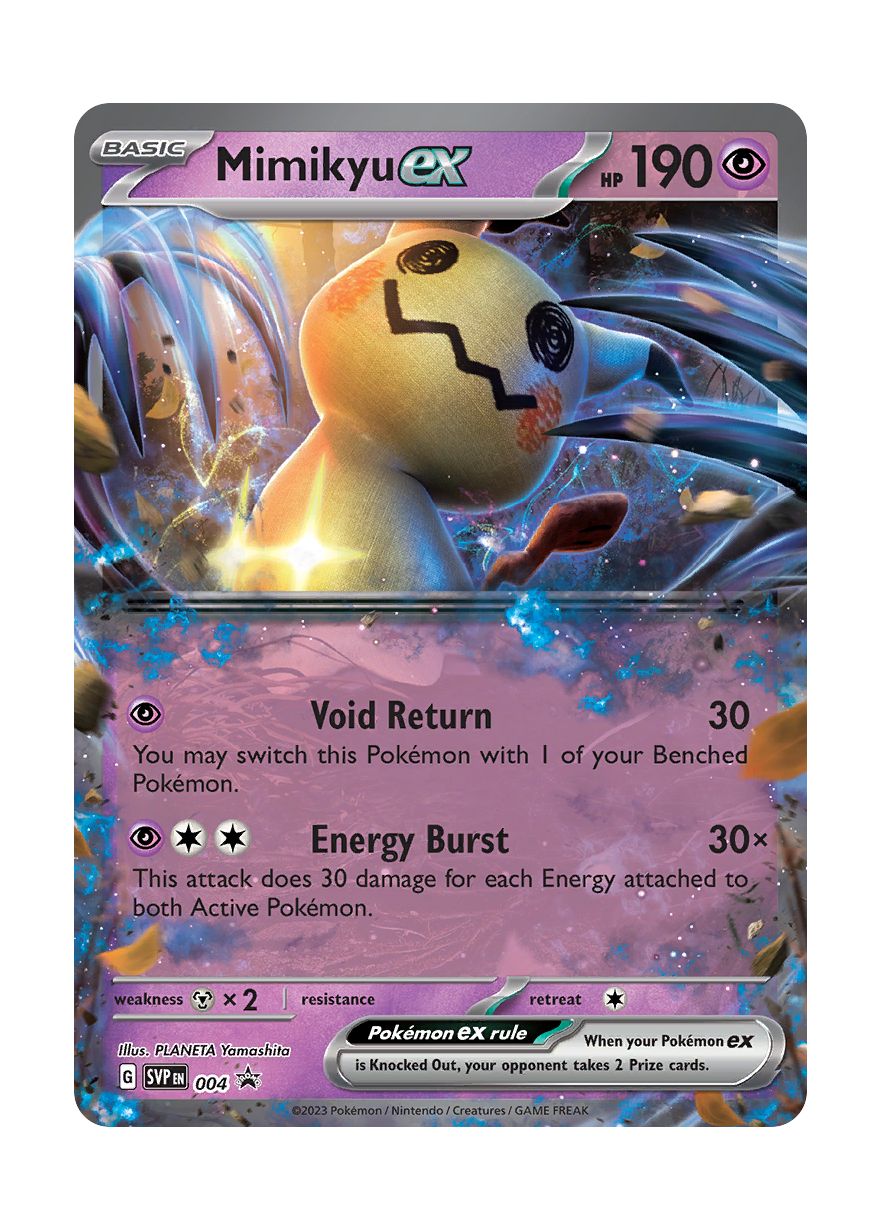 Mimikyu ex (4/101) - Scarlet & Violet Black Star Promos