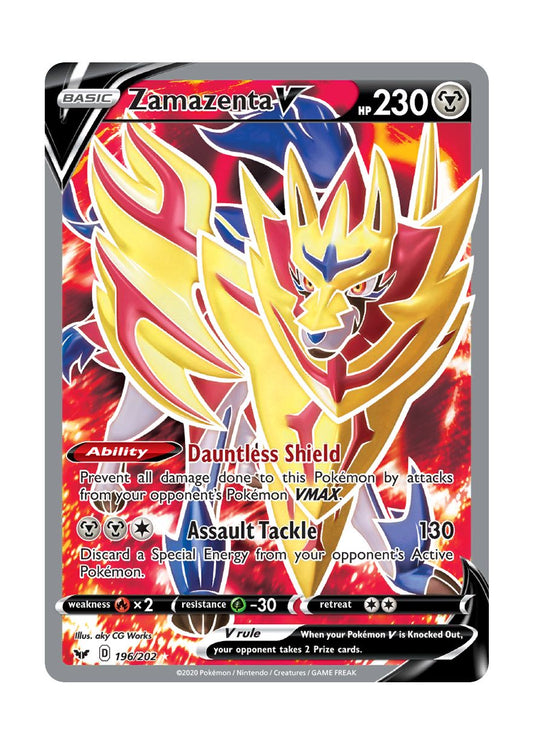 Zamazenta V (196/202) - Sword & Shield