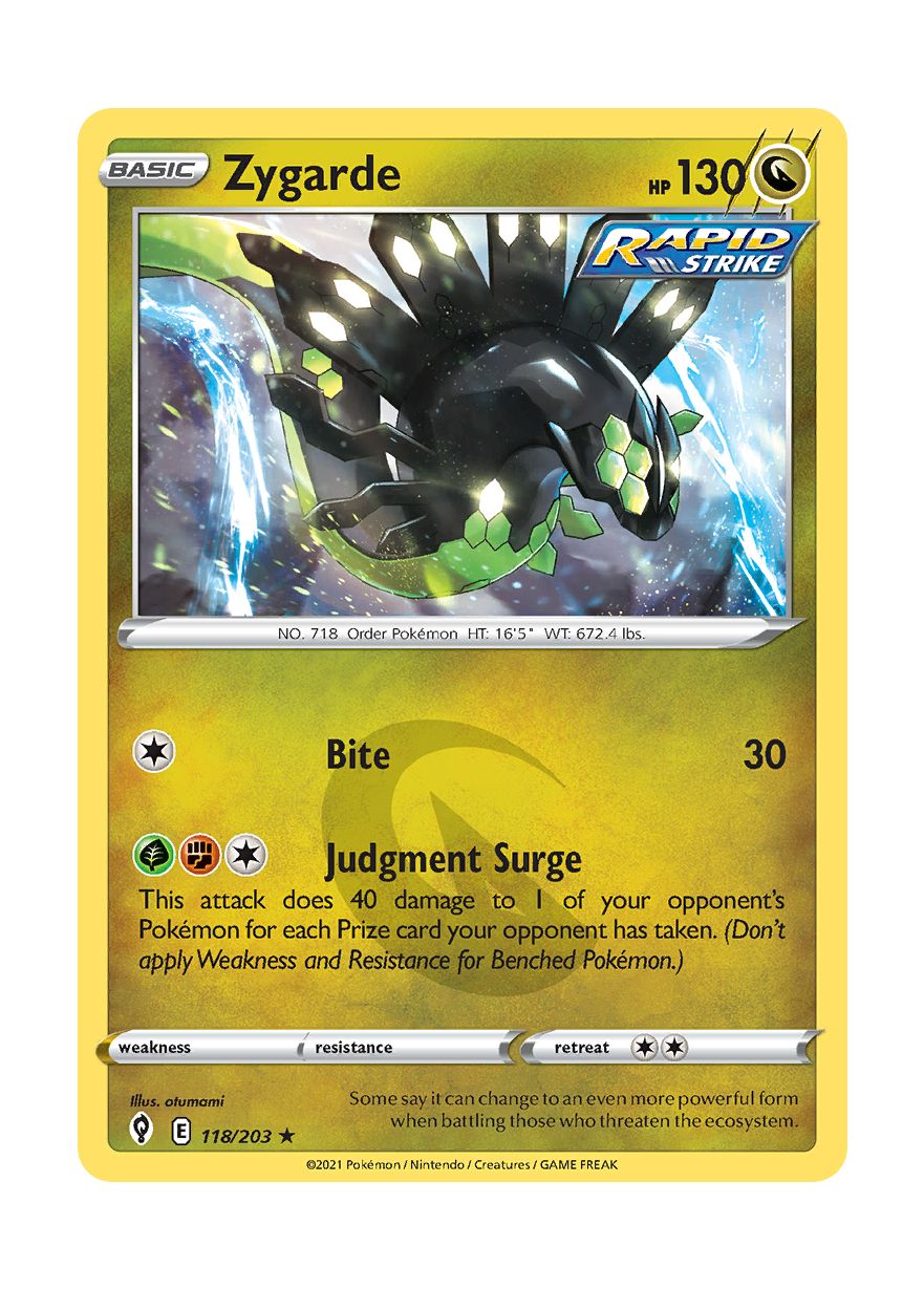 Zygarde (118/203) - Evolving Skies