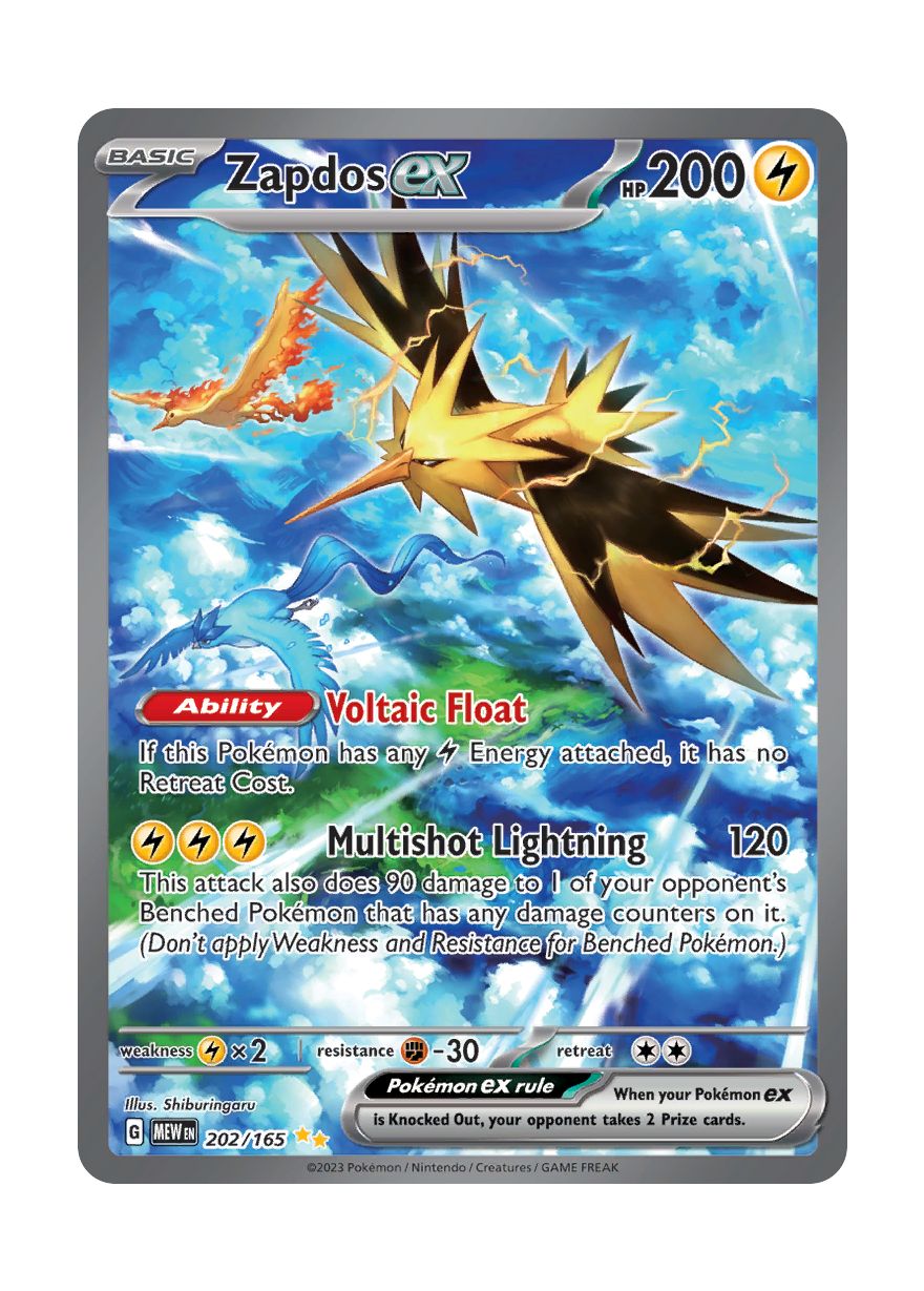 Zapdos ex (202/165) - 151