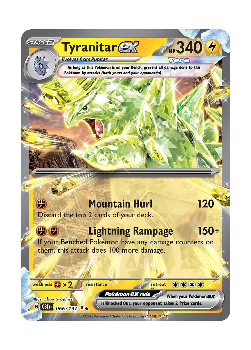 Tyranitar ex (66/197) - Obsidian Flames