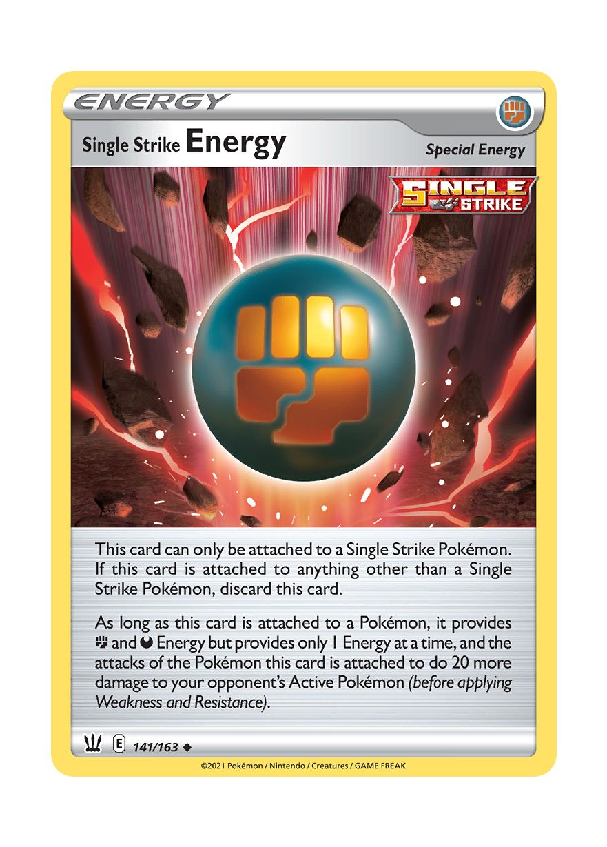 Single Strike Energy (141/163) - Battle Styles