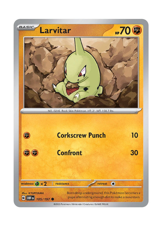 Larvitar (105/197) - Obsidian Flames