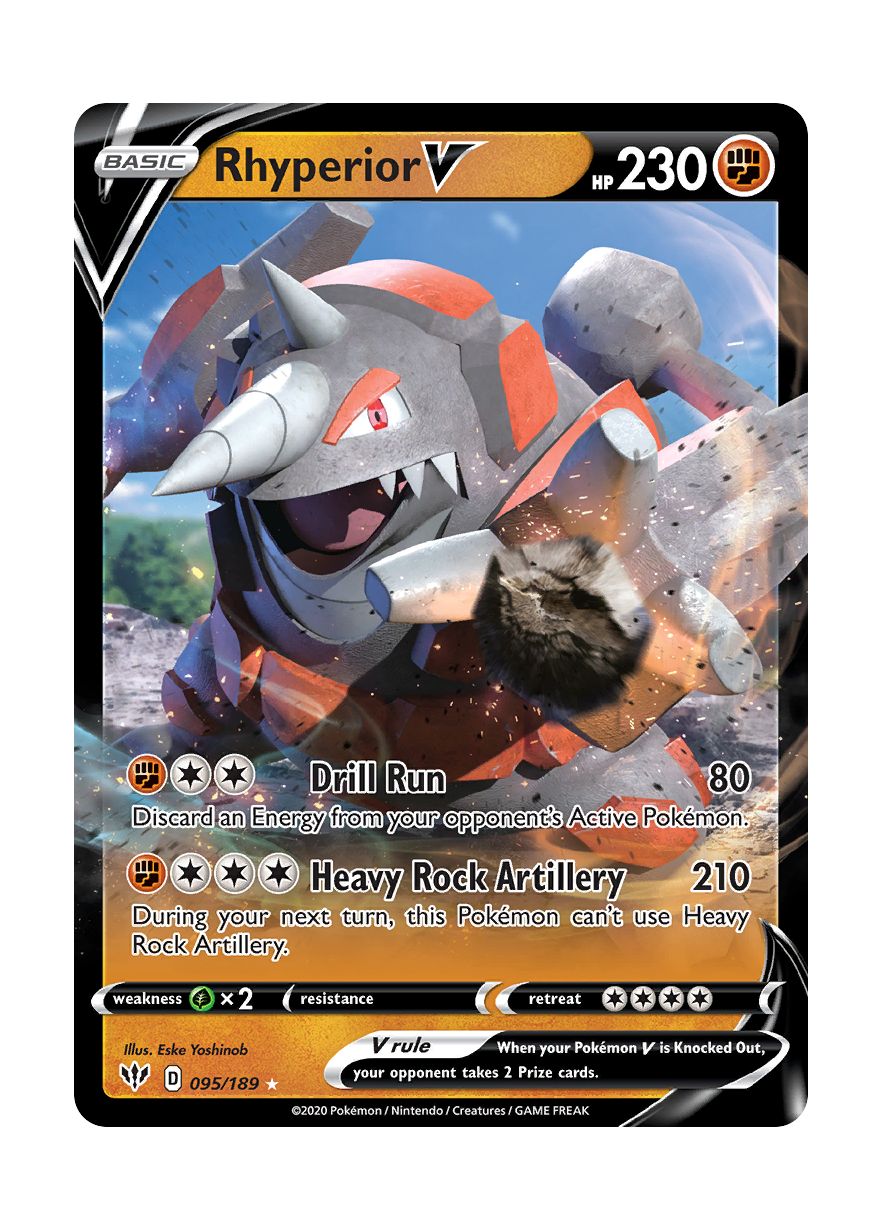Rhyperior V (095/189) - Darkness Ablaze
