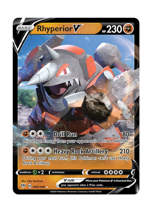 Rhyperior V (095/189) - Darkness Ablaze