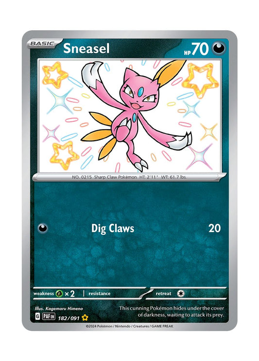Sneasel (182/91) - Paldean Fates