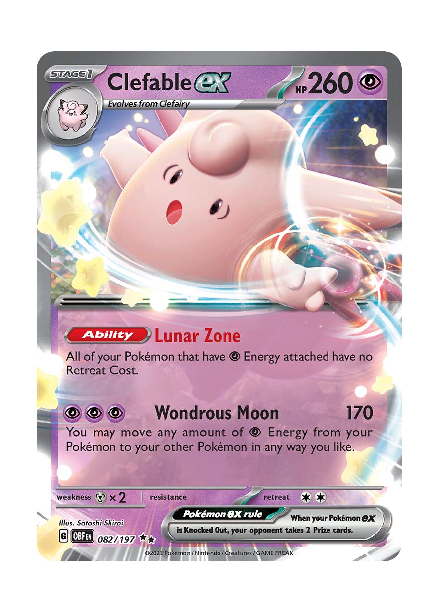 Clefable ex (82/197) - Obsidian Flames