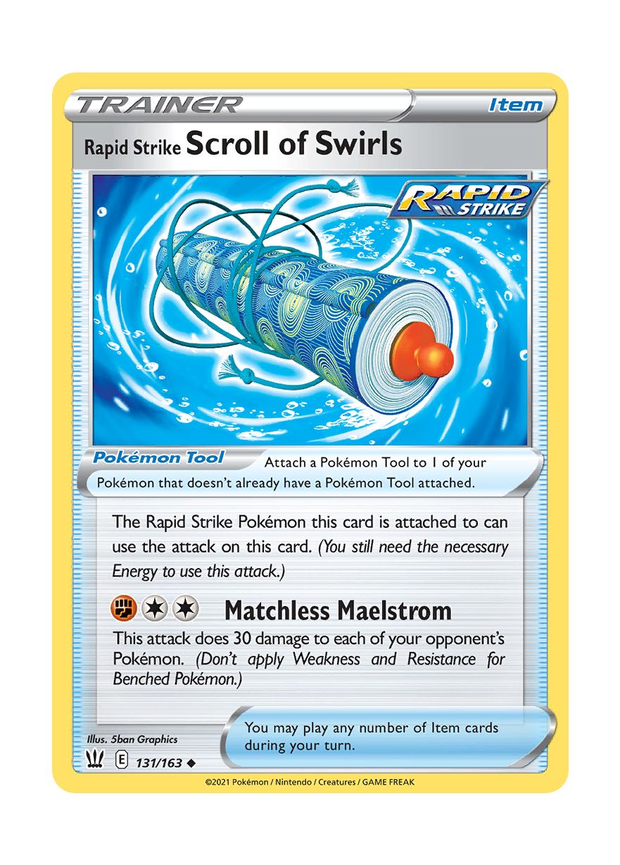Rapid Strike Scroll of Swirls (131/163) - Battle Styles