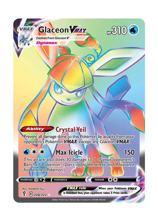 Glaceon VMAX (208/203) - Evolving Skies