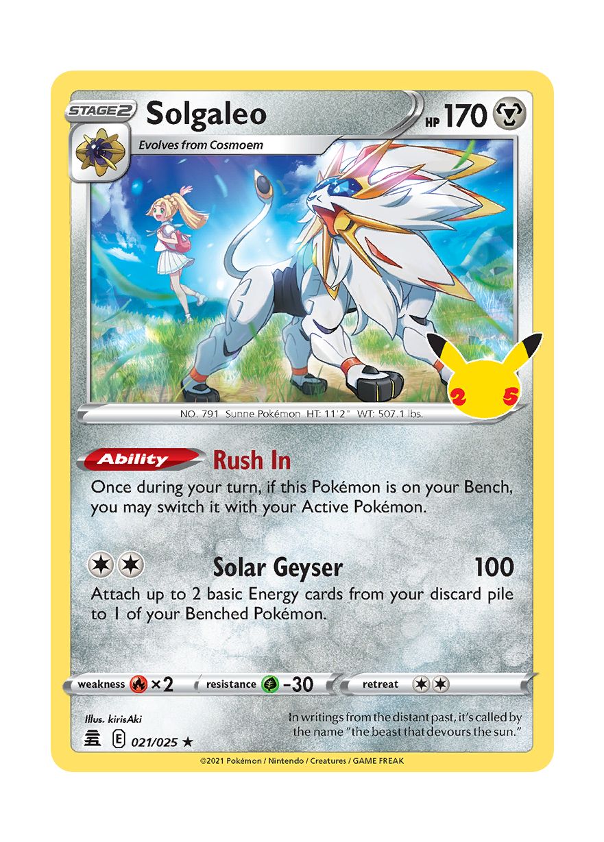 Solgaleo (021/25) - Celebrations