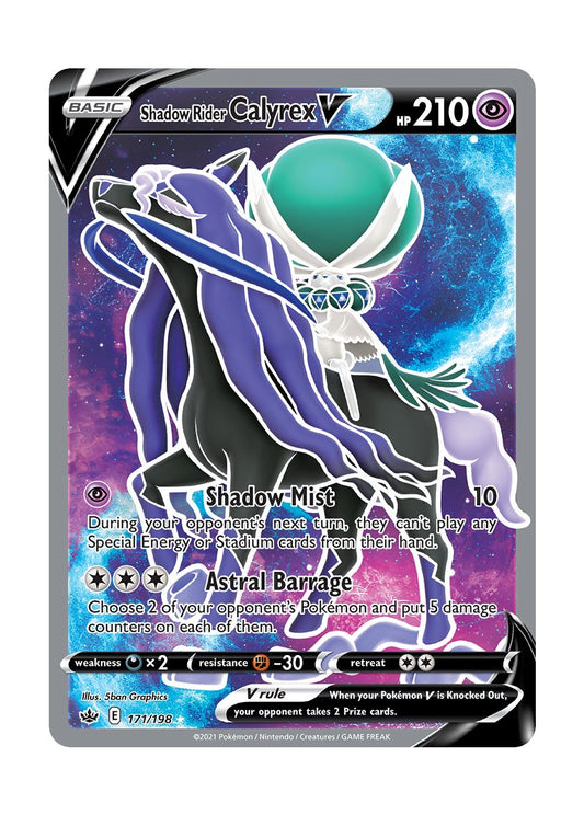 Shadow Rider Calyrex V (171/198) - Chilling Reign