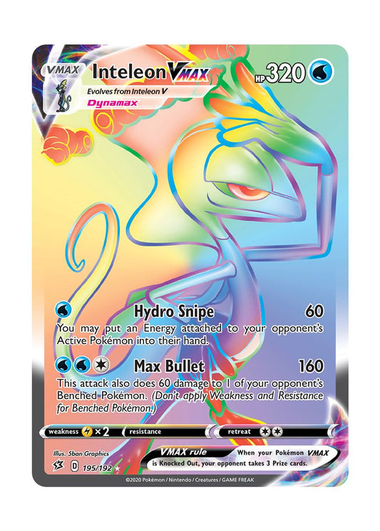 Inteleon VMAX (195/192) - Rebel Clash