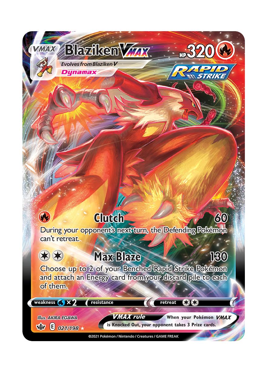 Blaziken VMAX (021/198) - Chilling Reign