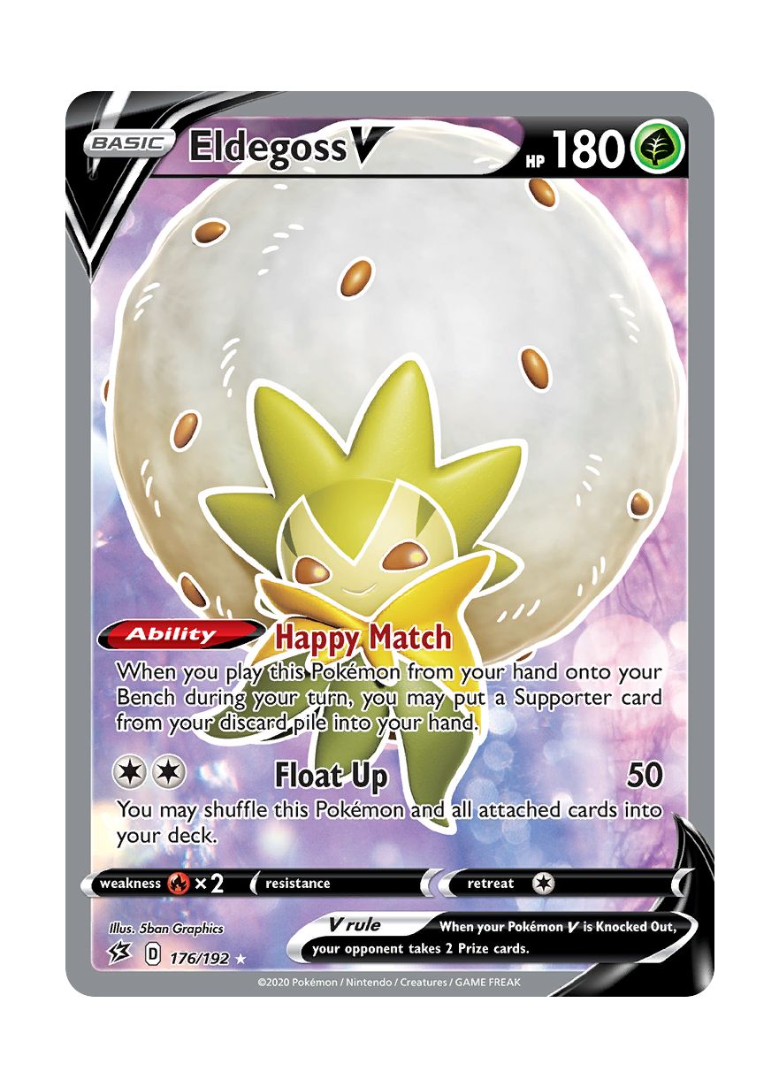 Eldegoss V (176/192) - Rebel Clash