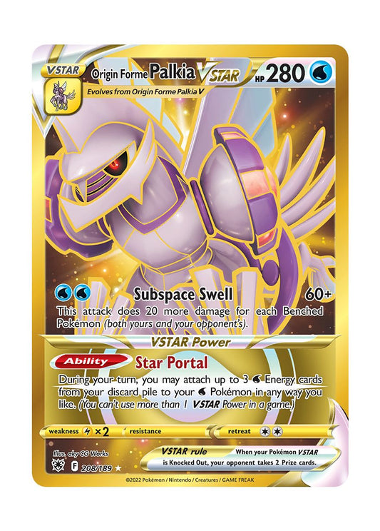 Origin Forme Palkia VSTAR (208/189) - Astral Radiance