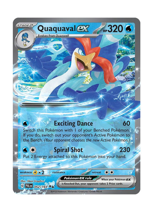 Quaquaval ex (52/193) - Paldea Evolved