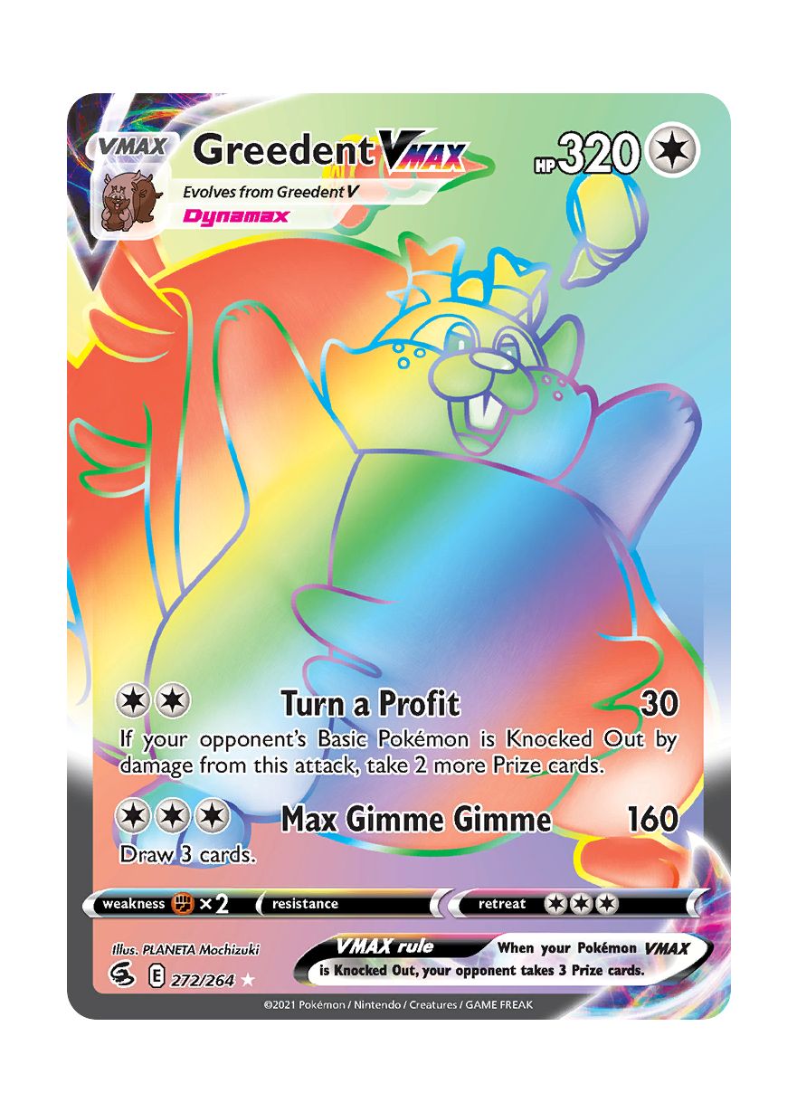 Greedent VMAX (272/264) - Fusion Strike
