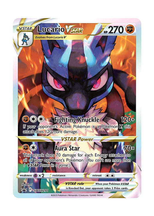 Lucario VSTAR (SWSH291/307) - SWSH Black Star Promos