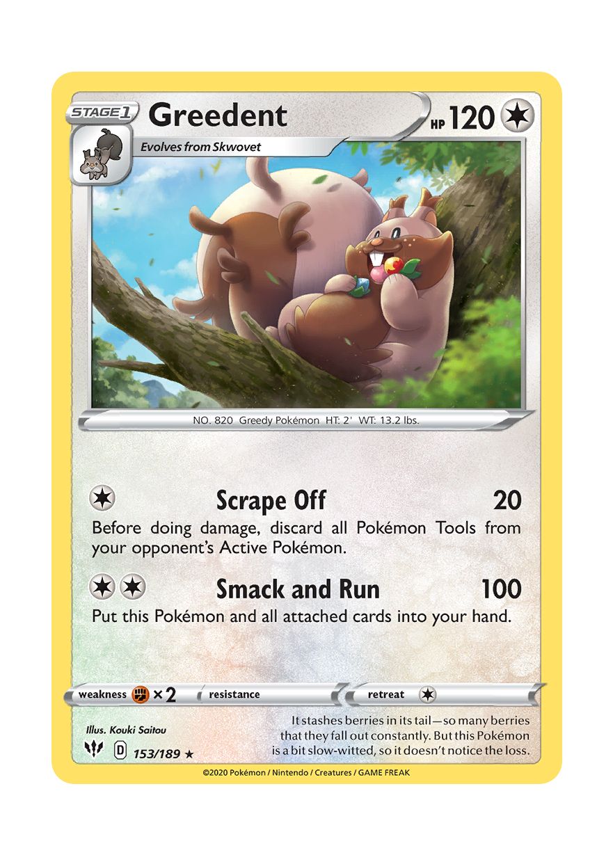 Greedent (153/189) - Darkness Ablaze