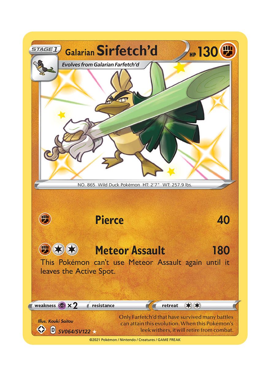 Galarian Sirfetch'd (SV064/122) - Shiny Vault