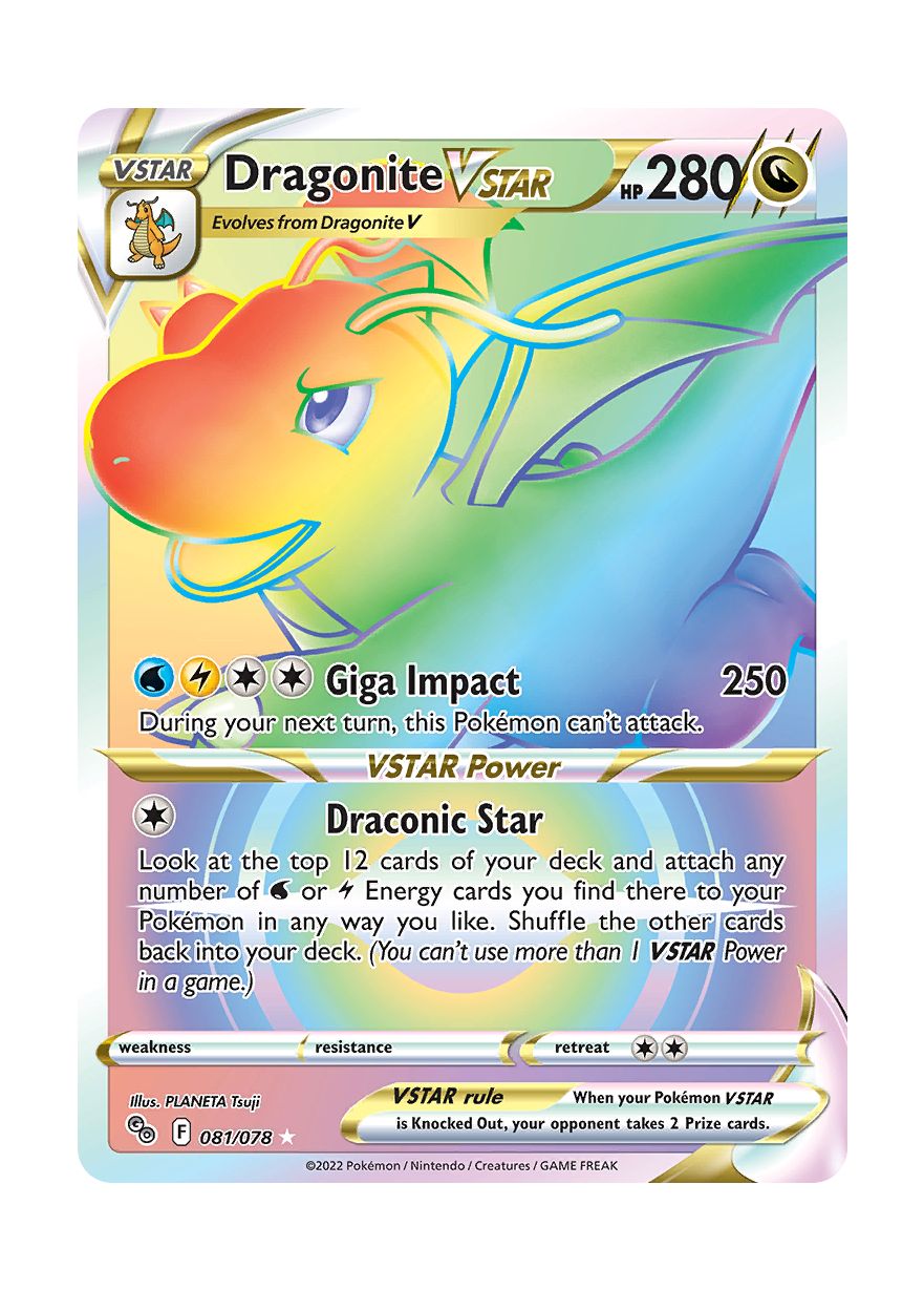 Dragonite VSTAR (081/78) - Pokémon GO