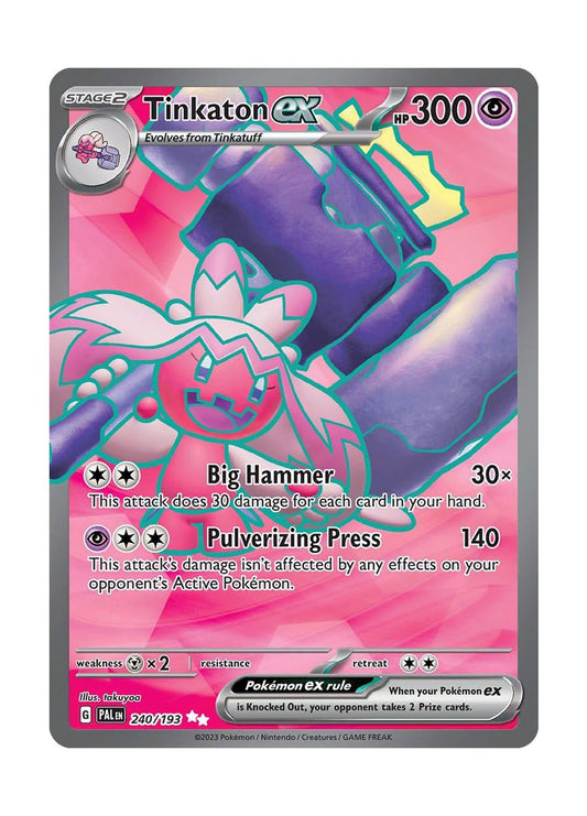Tinkaton ex (240/193) - Paldea Evolved