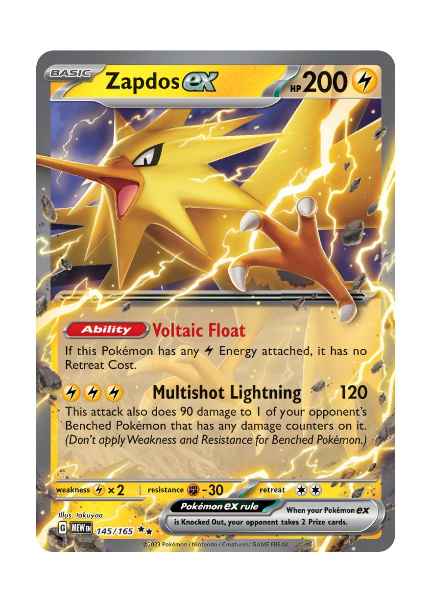 Zapdos ex (145/165) - 151