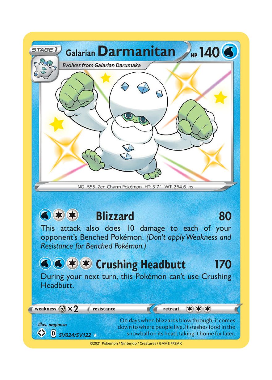 Galarian Darmanitan (SV024/122) - Shiny Vault