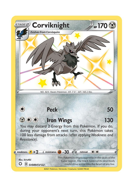 Corviknight (SV089/122) - Shiny Vault