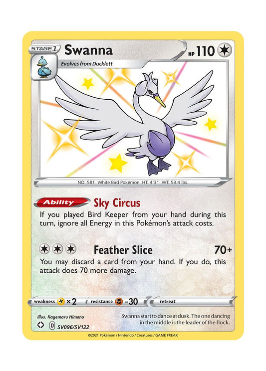 Swanna (SV096/122) - Shiny Vault