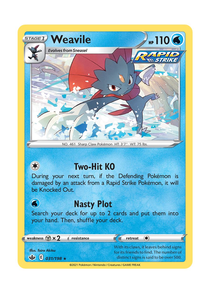 Weavile (031/198) - Chilling Reign
