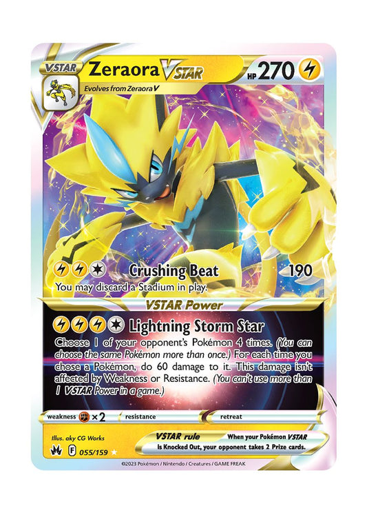 Zeraora VSTAR (055/159) - Crown Zenith