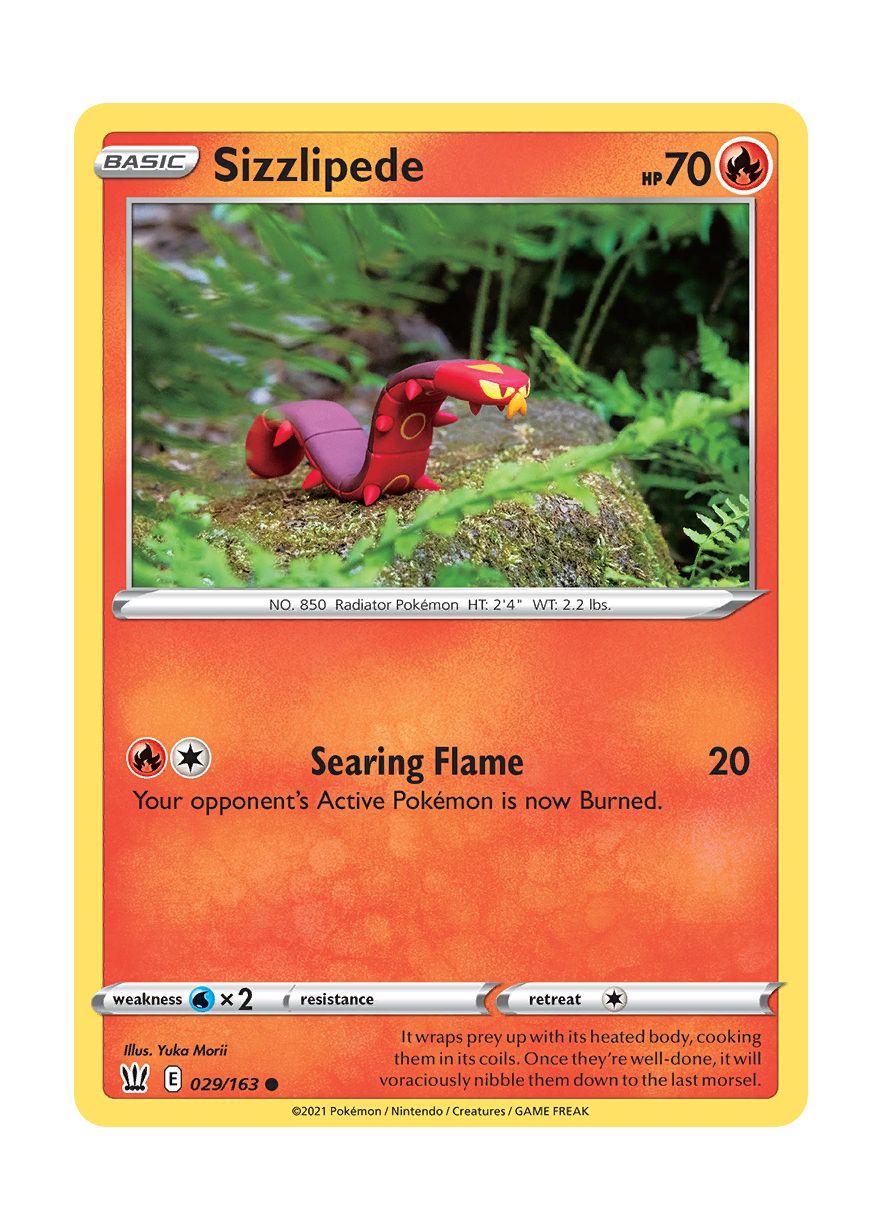 Sizzlipede (029/163) - Battle Styles