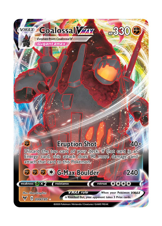 Coalossal VMAX (099/185) - Vivid Voltage