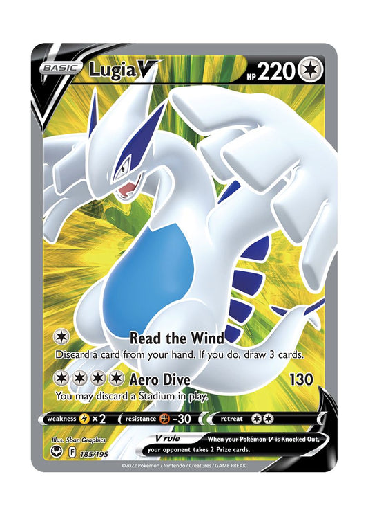 Lugia V (185/195) - Silver Tempest