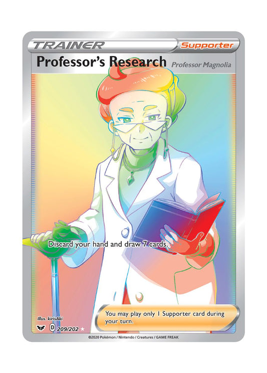 Professor's Research (Professor Magnolia) (209/202) - Sword & Shield
