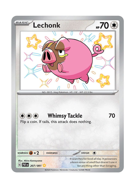 Lechonk (207/91) - Paldean Fates
