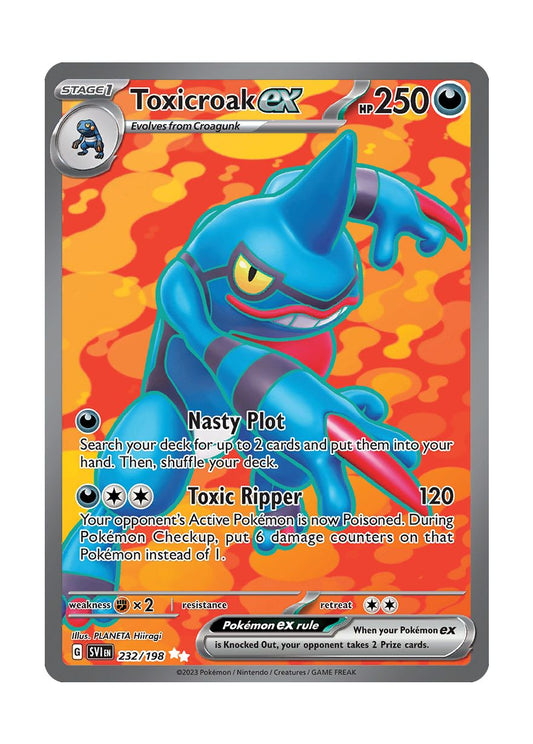 Toxicroak ex (232/198) - Scarlet & Violet