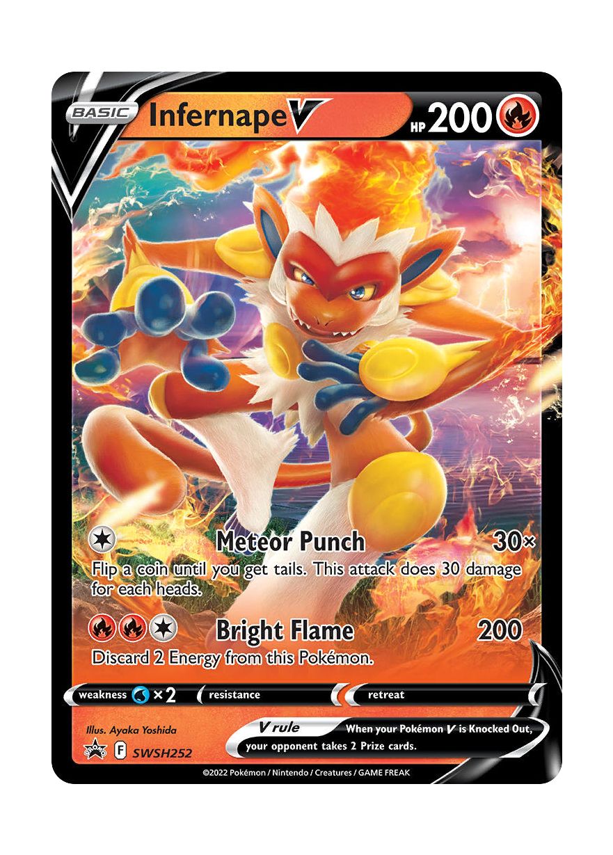 Infernape V (SWSH252/307) - SWSH Black Star Promos