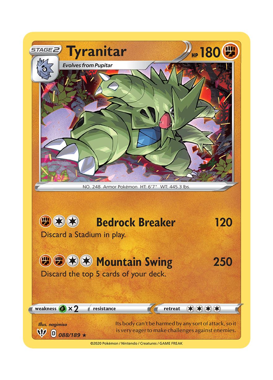 Tyranitar (088/189) - Darkness Ablaze