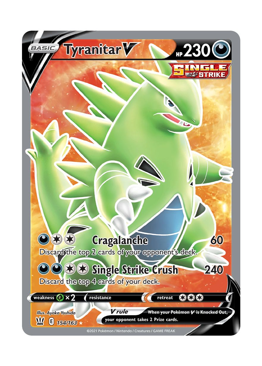 Tyranitar V (154/163) - Battle Styles