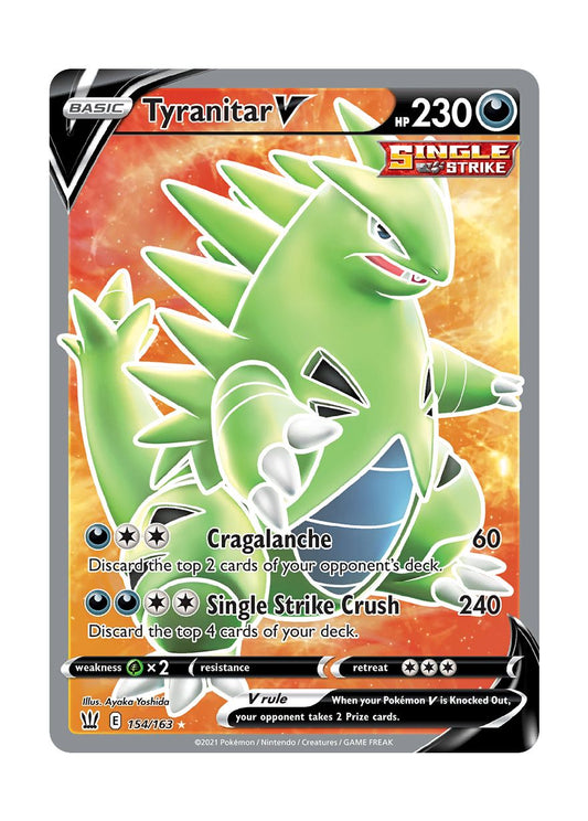 Tyranitar V (154/163) - Battle Styles