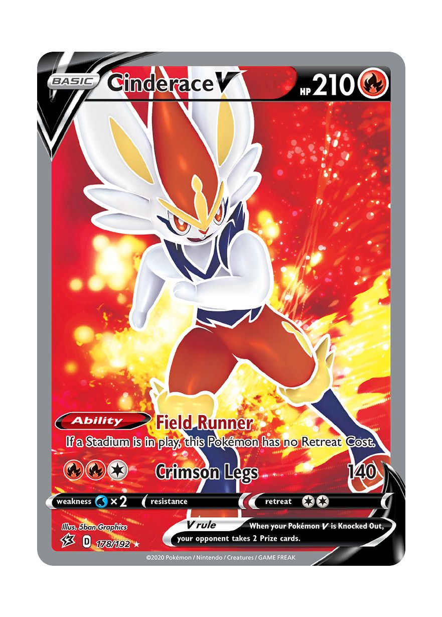 Cinderace V (178/192) - Rebel Clash