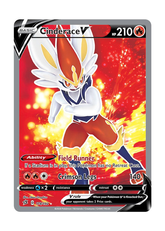 Cinderace V (178/192) - Rebel Clash