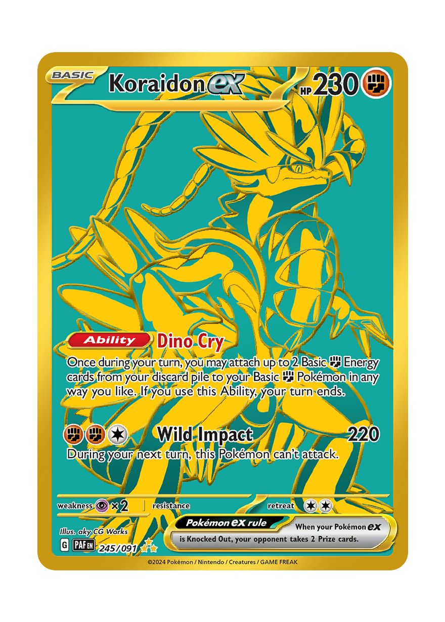 Koraidon ex (245/91) - Paldean Fates
