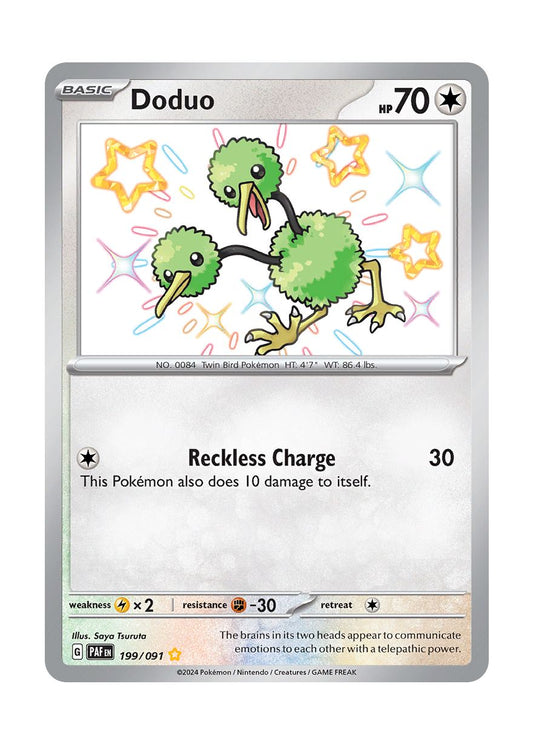 Doduo (199/91) - Paldean Fates