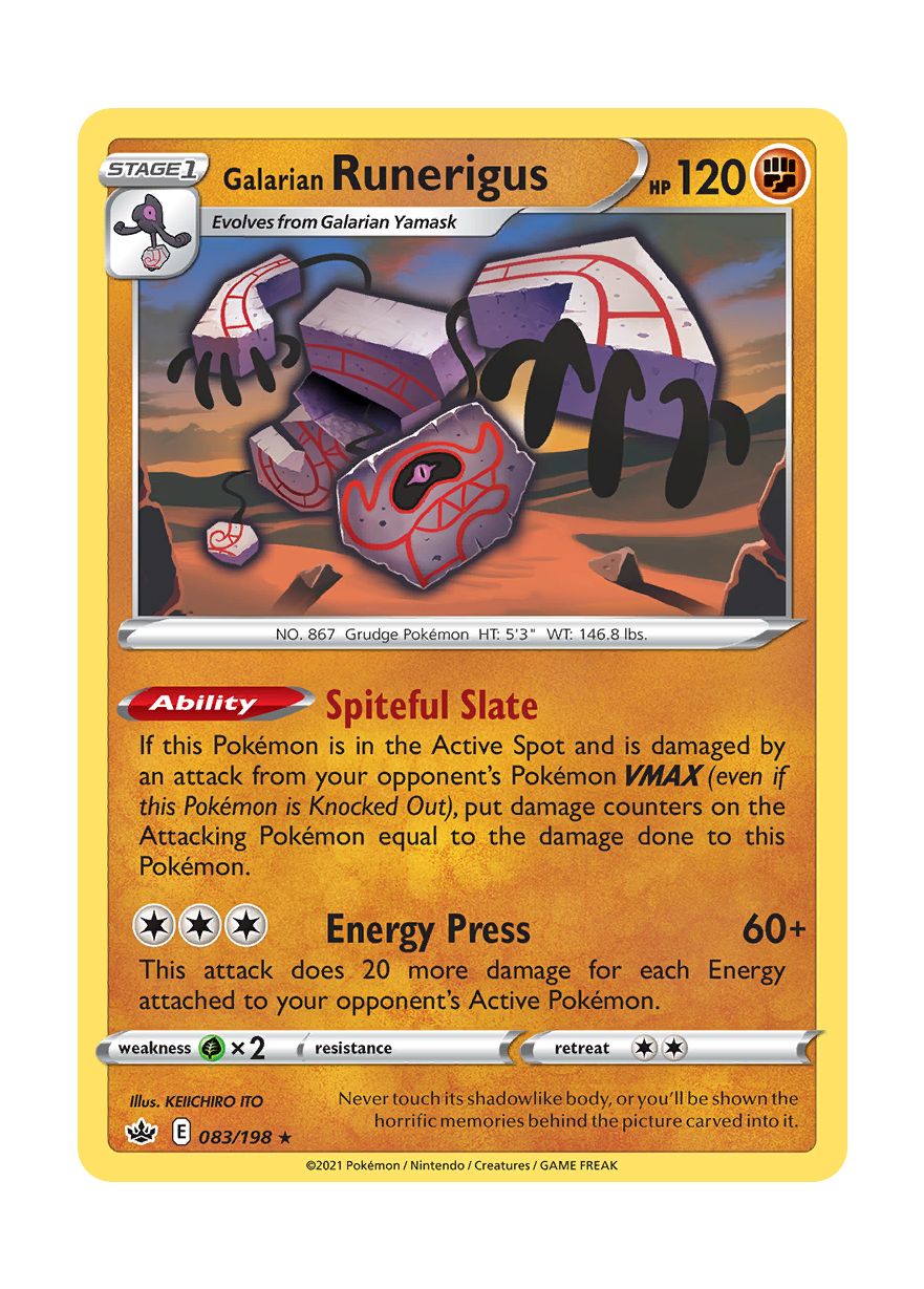 Galarian Runerigus (083/198) - Chilling Reign