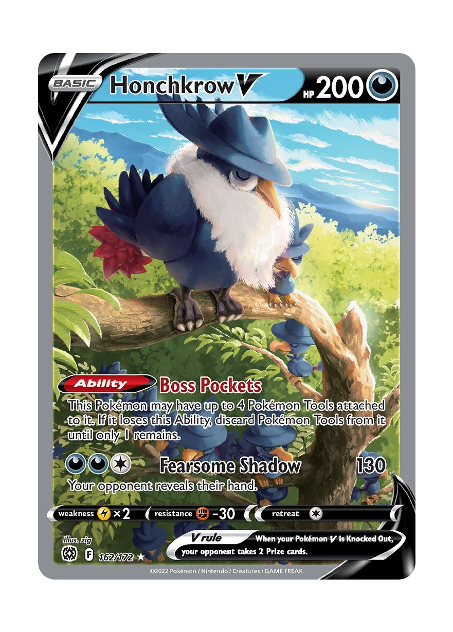 Honchkrow V (162/172) - Brilliant Stars