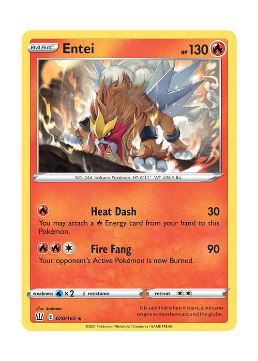 Entei (020/163) - Battle Styles
