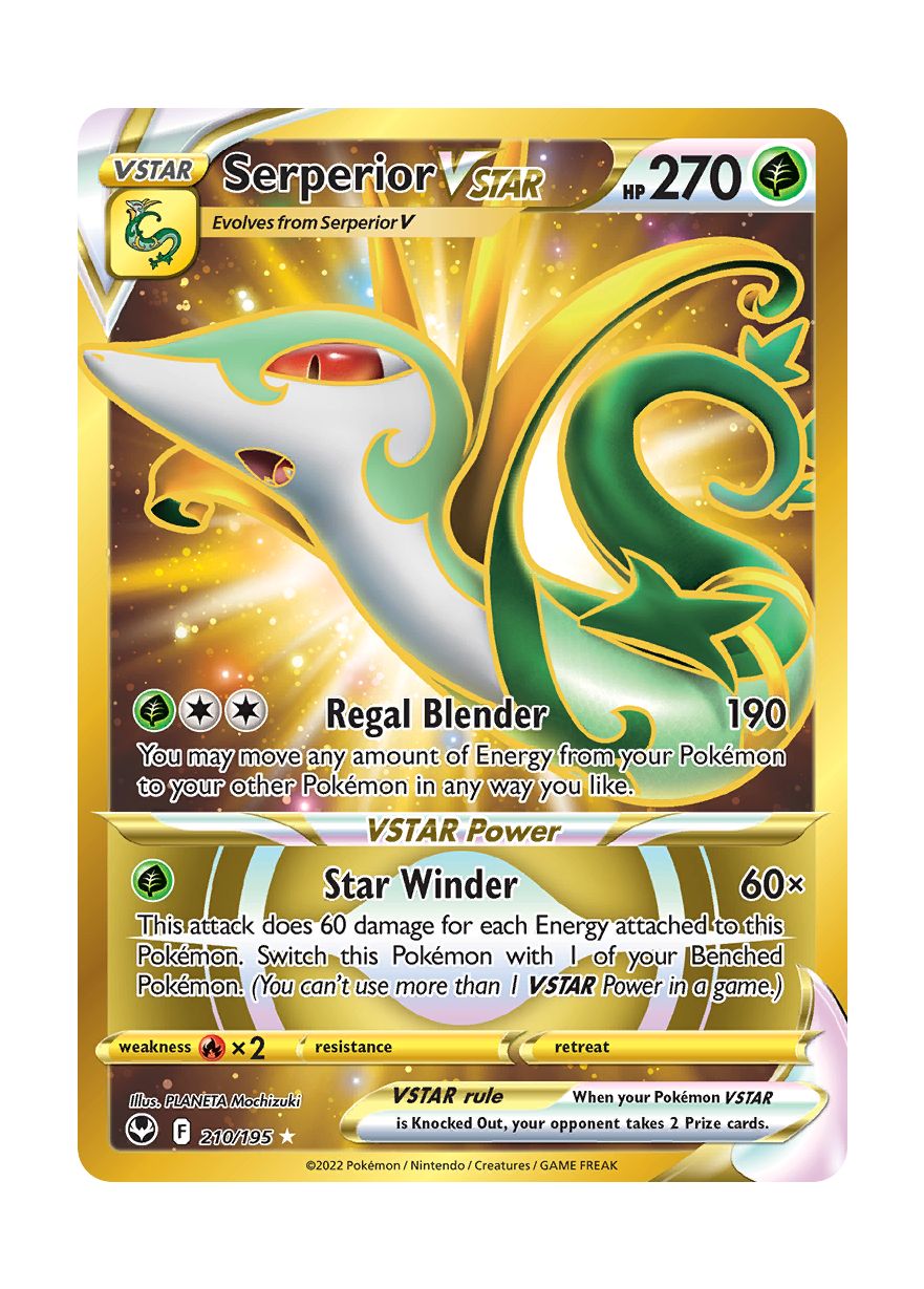 Serperior VSTAR (210/195) - Silver Tempest